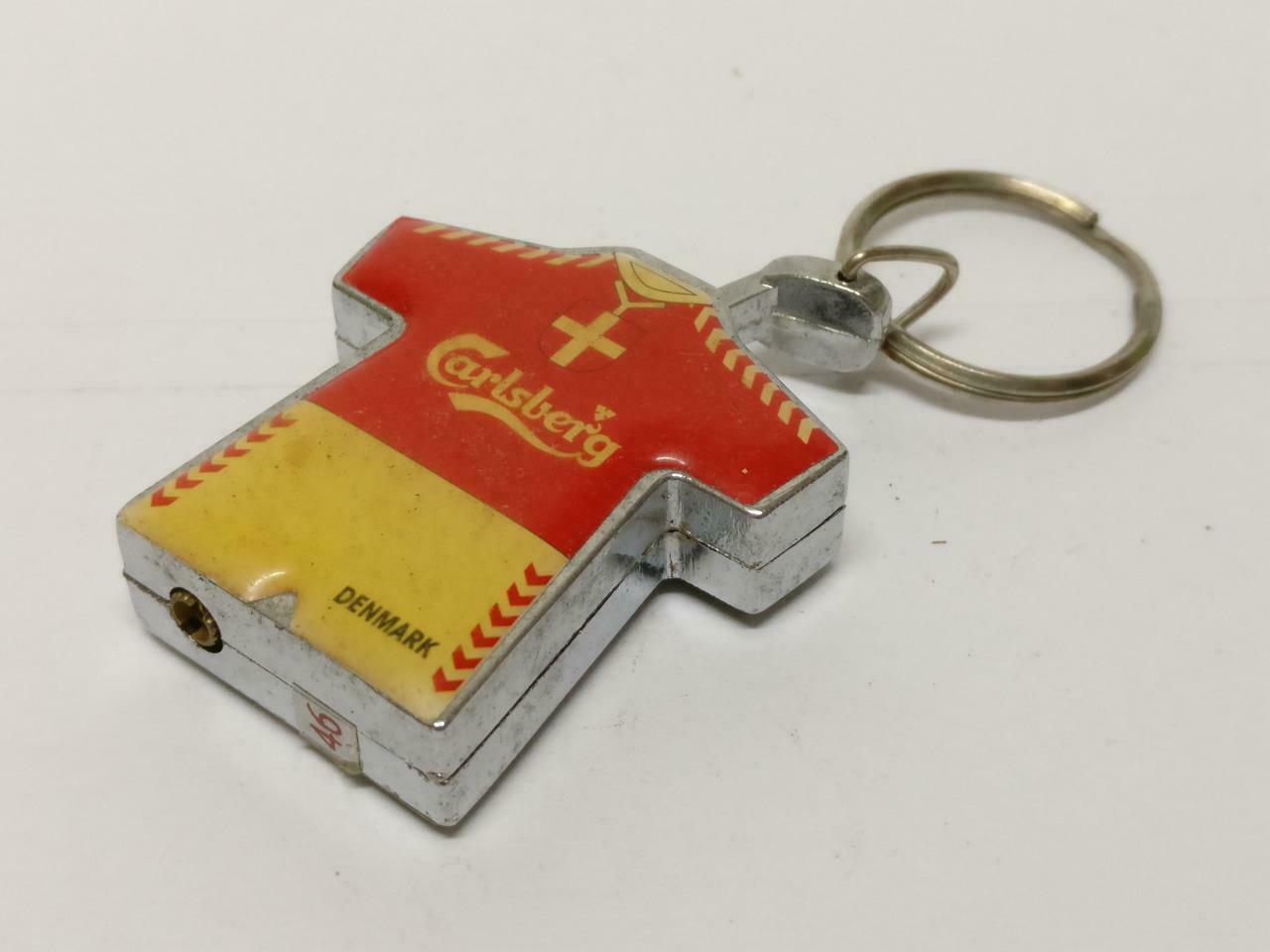 LP888 Vintage Euro 2004 Soccer Portugal Carlsberg Lighter Keychain Keyring F/S (B655)