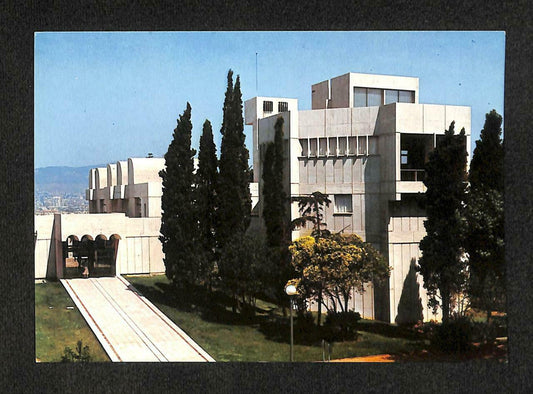 LUCKYPIGEON Barcelona Joan Miró Museum Building Architecture Postcard (C1603)