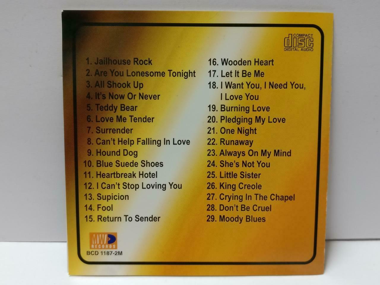 Superstar Gold Collection Elvis Presley On Cover Only Rare Malaysia CD CDS513