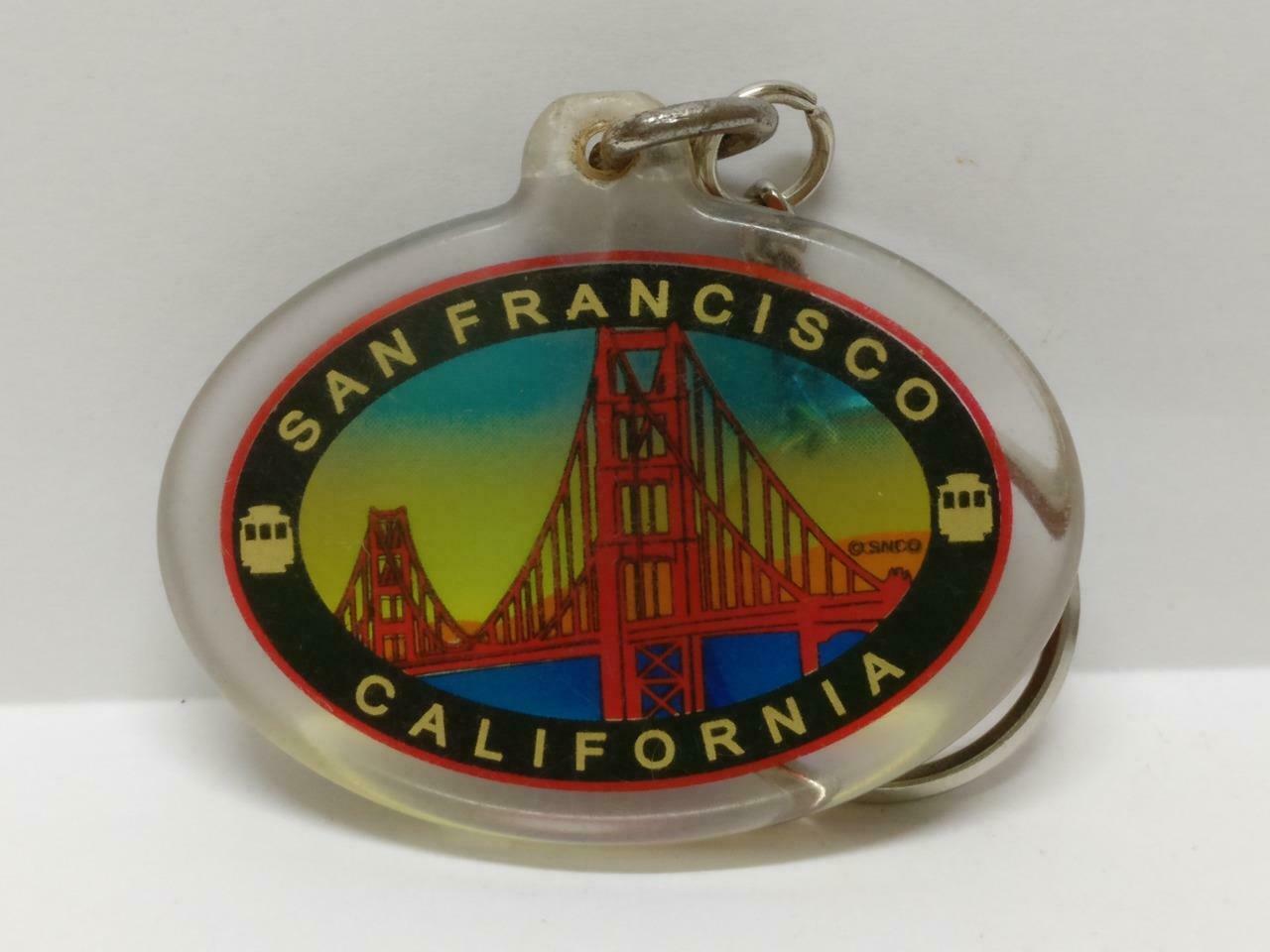 LP888 Vintage San Francisco California Golden Gate Bridge Keychain Keyring F/S (B814)