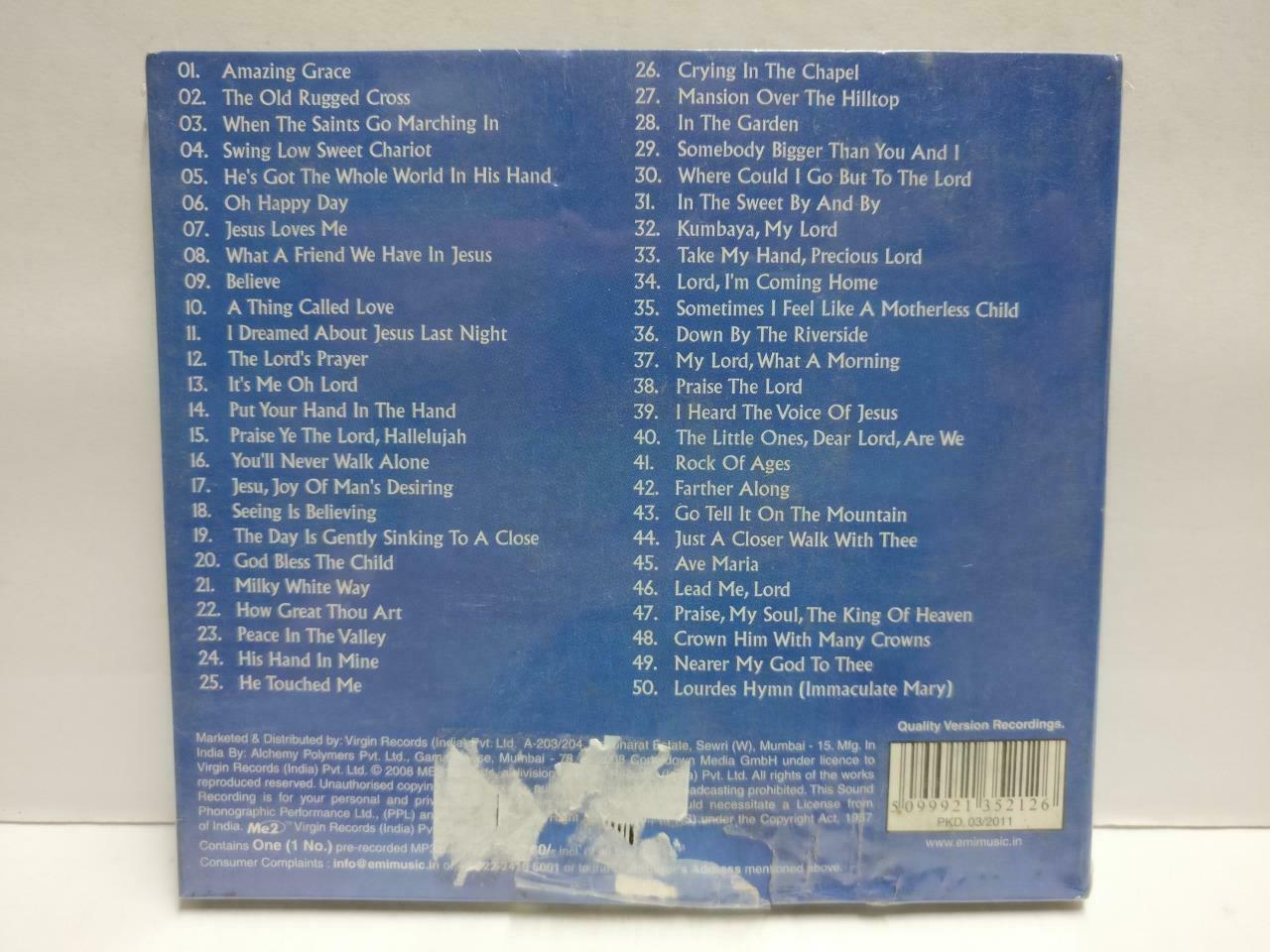 Sealed 50 Greatest Gospel Songs Christian Jesus Worship MP3 2008 India CD CD944