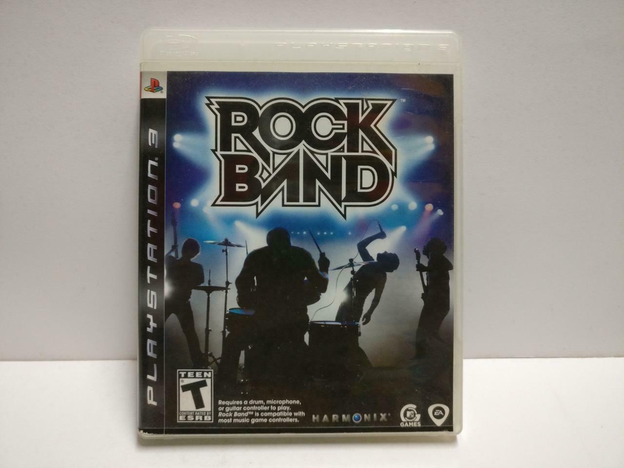 PlayStation3 PS3 Game Rock Band 2007 USA Disc No Booklet (GA385)