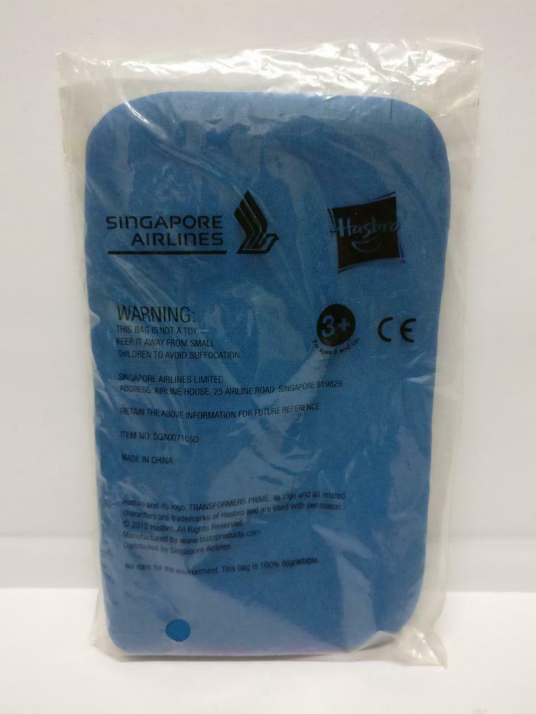 Mega Rare SIA Singapore Airlines Kids Pouch Transformer Prime F/S (A2134)