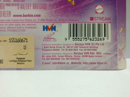 Cartoon Animated Movie Barbie Mariposa Singapore English Video cd VCD CDS090
