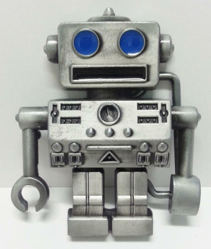 Rare Japan Robot Heavy Metal Belt Buckle (A1141)