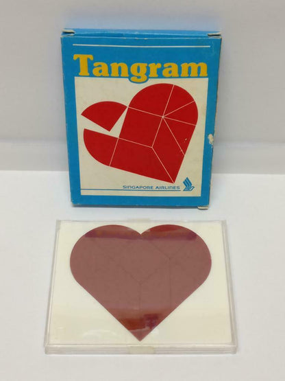 Vintage Rare SIA Singapore Airlines Tangram Love Game (A2109)