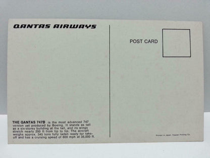 Australia Qantas Airways Airplane Postcard Printed In Japan (AC081)