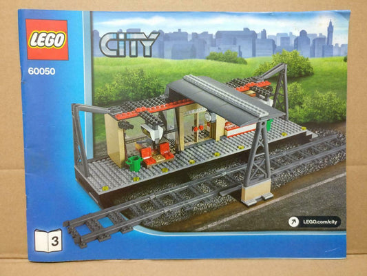 LEGO No. 60050 (3) City Manual Instructions Catalog Booklet (LG061)