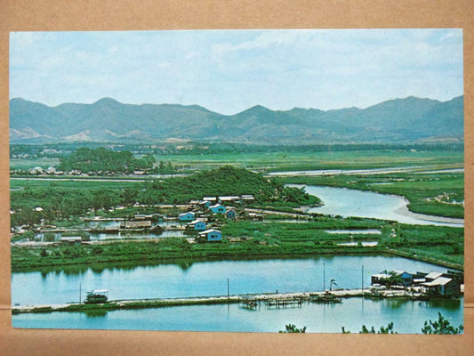LUCKYPIGEON Shum Chun River View From Hill At Lukmachow Postcard (C2021)