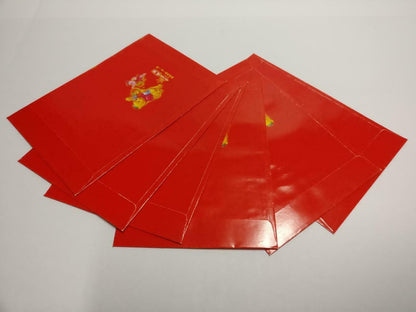 Chinese New Year Red Packets Cute Pooh & Piglet Pocket Envelope - 6pcs (AC373)