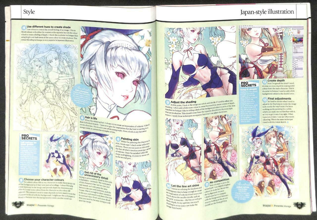 Imagine FX Manga English Magazine With CD Japanese Cartoon Art Anime Japan M084