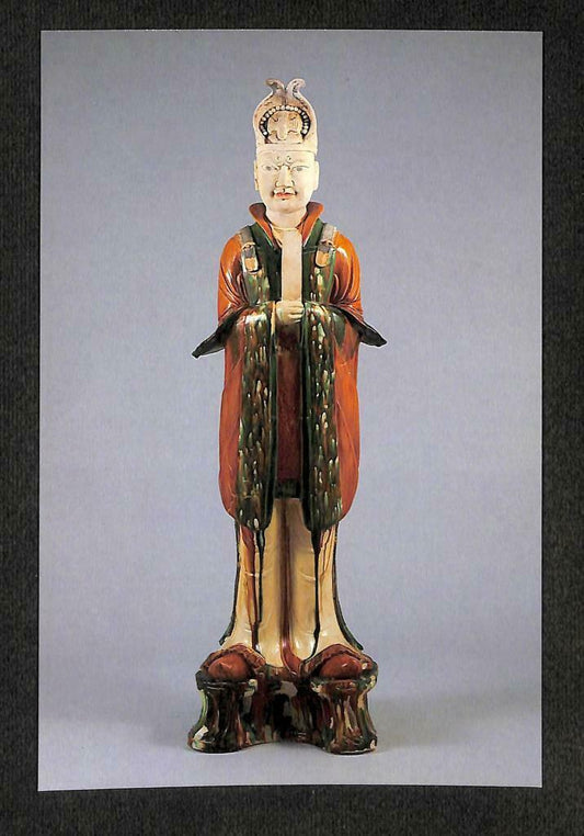 LUCKYPIGEON China Chinese The Tsui Museum Of Art Sculptor Statue Postcard C1536