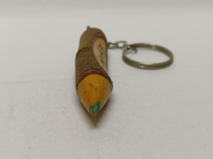 LP888 Vintage Handmade Mini Wooden Pencil Name Eychelle Keychain Keyring F/S (B731)