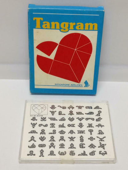 Vintage Rare SIA Singapore Airlines Tangram Love Game (A2109)