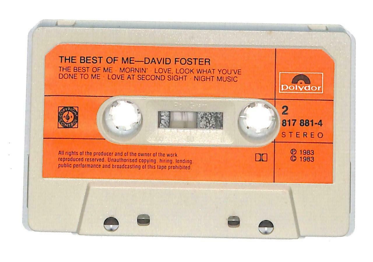 Rare David Foster The Best Of Me Singapore English Cassette CT877