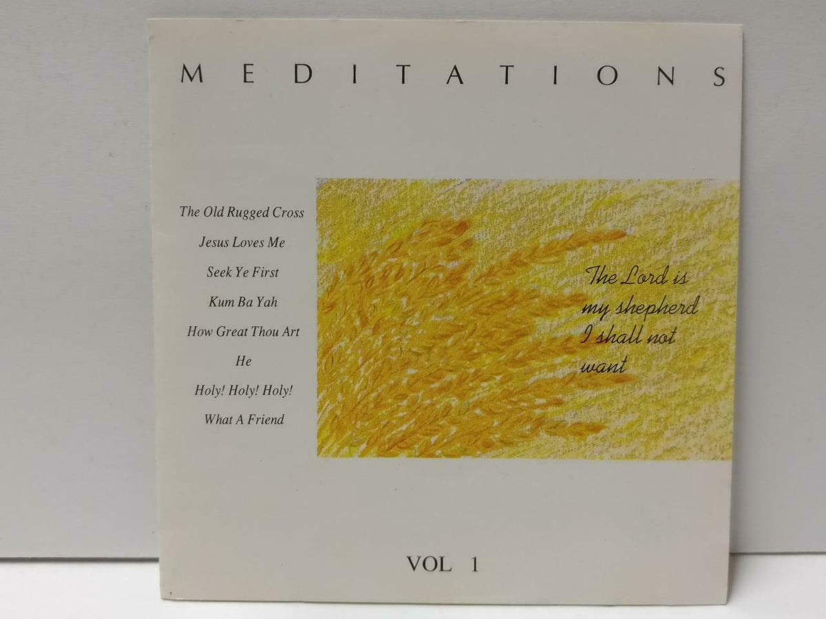 Meditations Vol.1 Jesus Loves Me, This I Know Worship Faith Christian CD CDS523