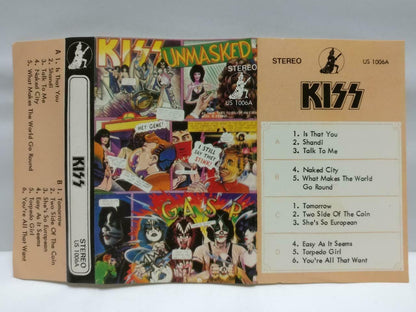 Mega Rare KISS Unique Cover & Musicgirl Label Singapore English Cassette CT507