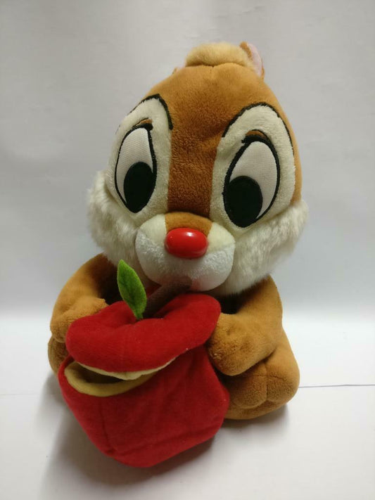 Disney CuteChip 'n' Dale With Apple 9" Plush Soft Toy F/S (PTY099)