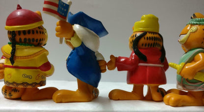Garfield Assorted Designs Asian Chinese Wear Figure Toys x4 F/S (FTY018) *G