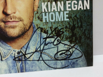 LK888 Westlife Kian Egan Home 2014 EU Mega Rare Autograph CD (82564) (CD537)