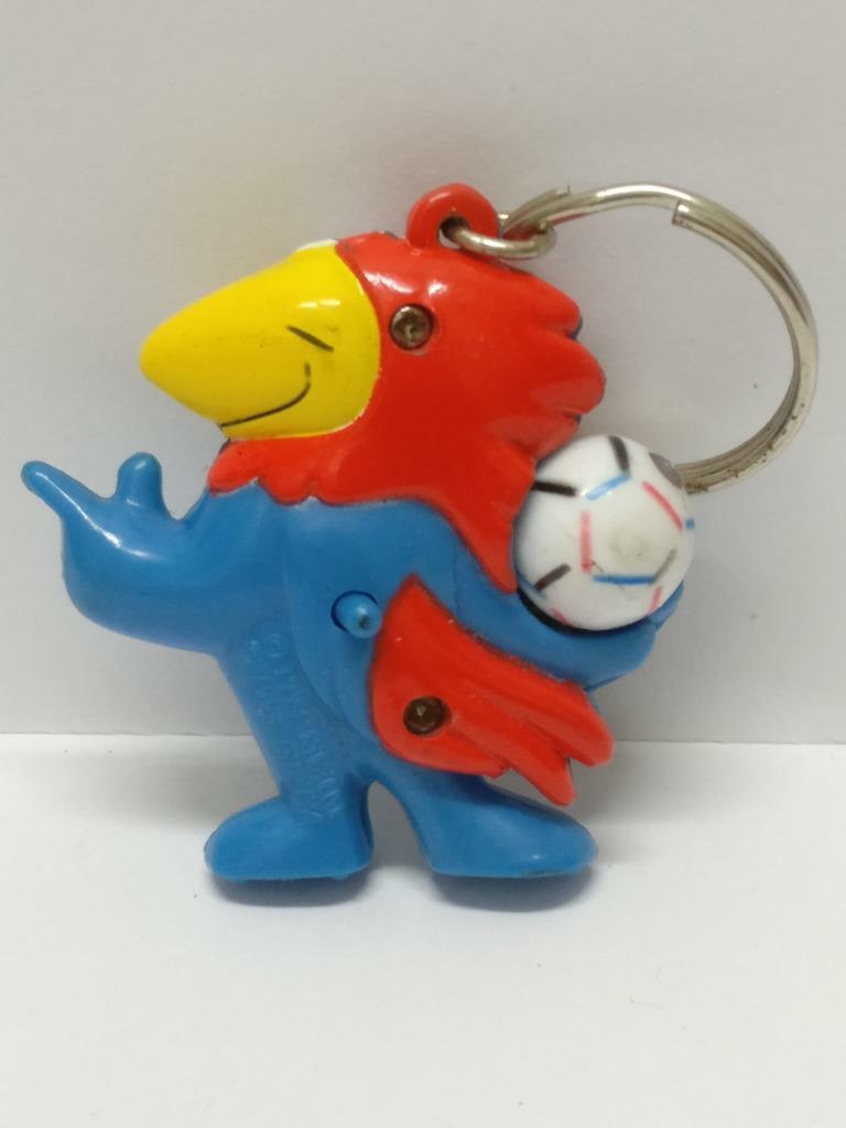 Rare France 98 FIFA World Cup Football Mascot Bird Keychain keyring (Last One)