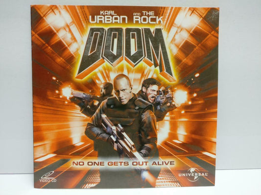 Movie Doom The Rock Karl Urban Rare Singapore Video CD 2x VCD OOP (CDS381)