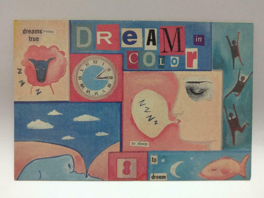 LUCKYPIGEON888 Dream In Color Miria Miranda Avant Australia Ad Postcard (E0041)