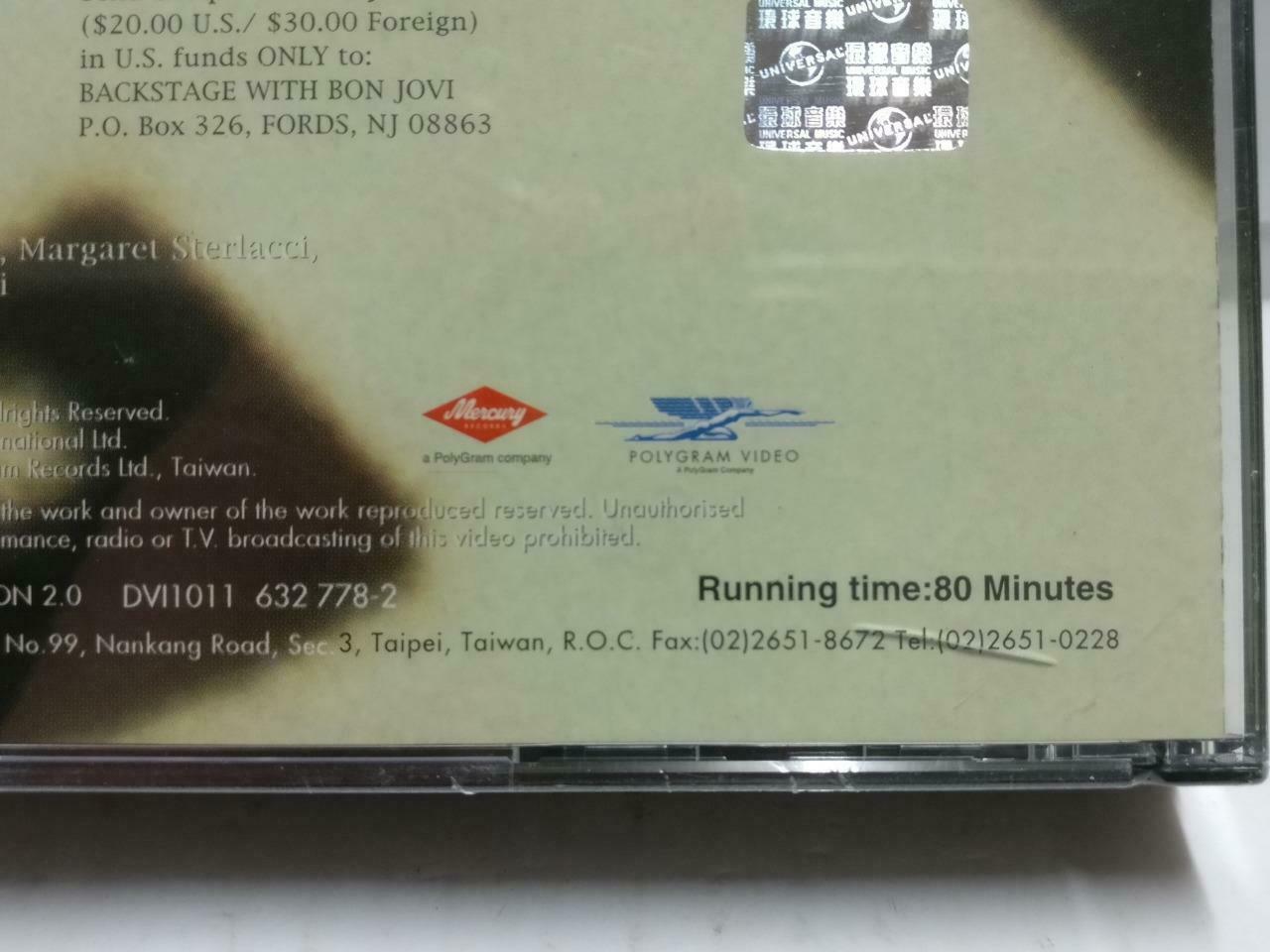 Rare New Sealed The Best Of Bon Jovi Cross Road 1994 Taiwan Video 2x VCD (CD810)