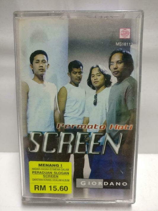 Malay Rock Band Screen Permata Hati 2000 Rare Malaysia Promo Melayu Cassette CT742