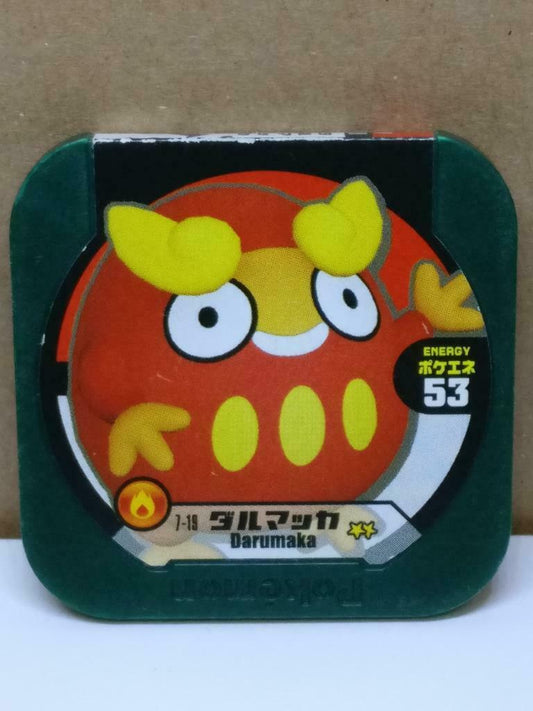 Pokemon Tretta Trading Card Chip 7-19 Darumaka F/S  (A1800)