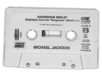 Rare Michael Jackson MJ Pepsi Promo 1992 Epic Holland English Cassette CT895