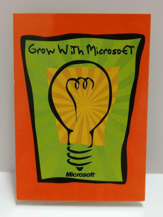 LUCKYPIGEON888 Microsoft Lightbulb Planet Internet Ad 4x Postcard (E0323)