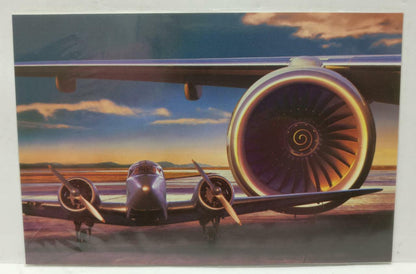 Singapore Airlines SIA First Class Note Memo Pad Writing Set & 2 Postcard C2272