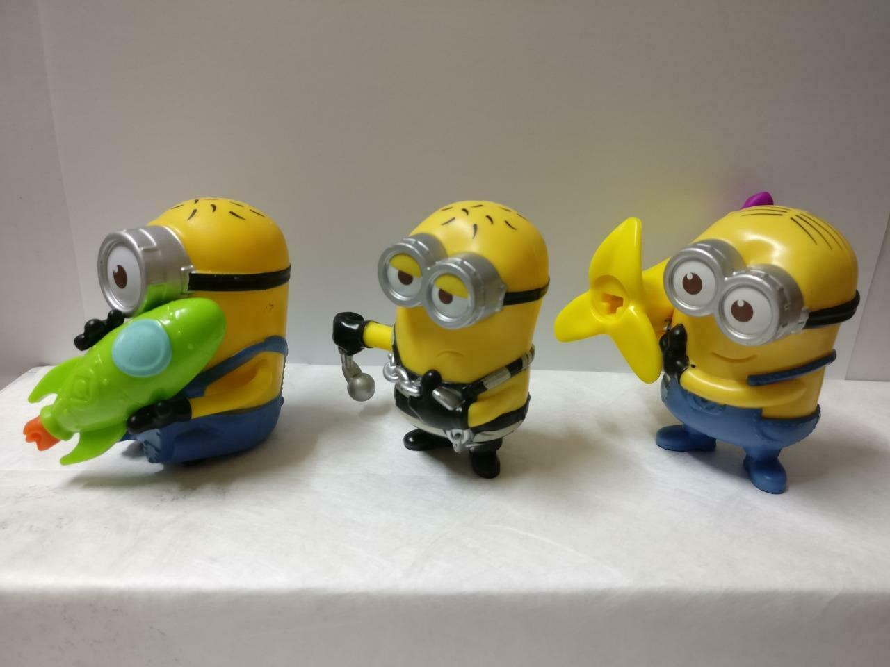 Singapore McDonald's Minions Banana Cute PVC Figure Toys x7 Lot F/S (FTY007) *G