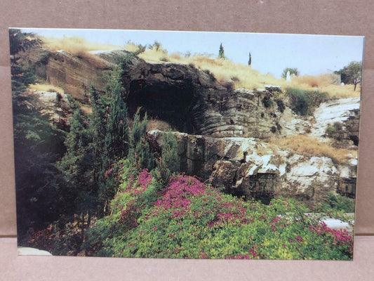 LUCKYPIGEON Golgotha Hill The Skull Place Israel Jerusalem Postcard (C1891)