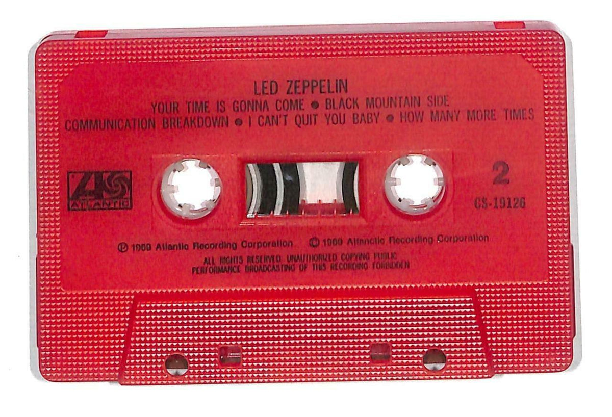 Rare Led Zeppelin Good Times Bad Times Singapore English Red Cassette CT942