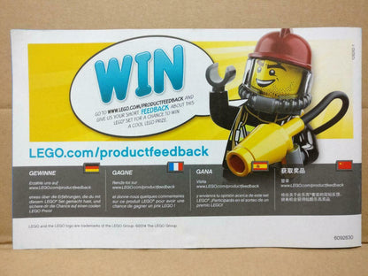 LEGO No. 60050 (1) City Taxi Manual Instructions Catalog Booklet (LG019)