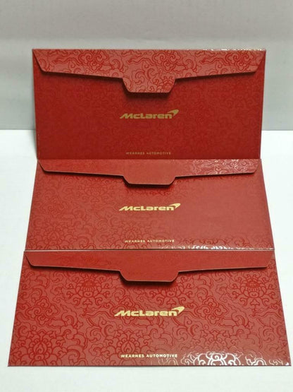 Rare Chinese New Year Red Packets McLaren Pocket Envelope - 3pcs (AC366)