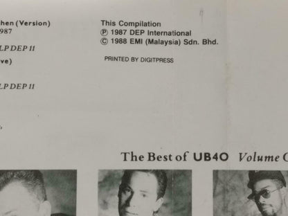 The Best Of UB40 Red Red Wine 1988 Mega Rare Malaysia English Cassette CT508