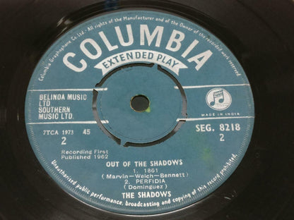 The Shadows Out Of The Shadows The Bandit Rare India 7" EP  (EP016)