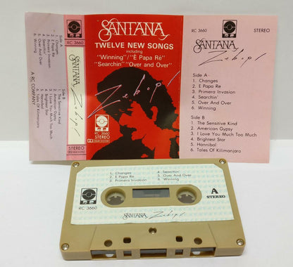 Santana Zebop! Rare Singapore Cassette (CT190)