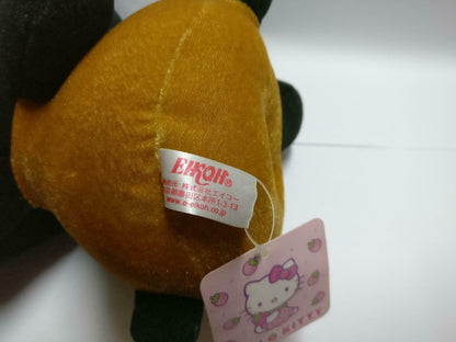 Sanrio Hello Kitty Gold Sequin Ribbon 10" Plush Soft Toy F/S (PTY008)