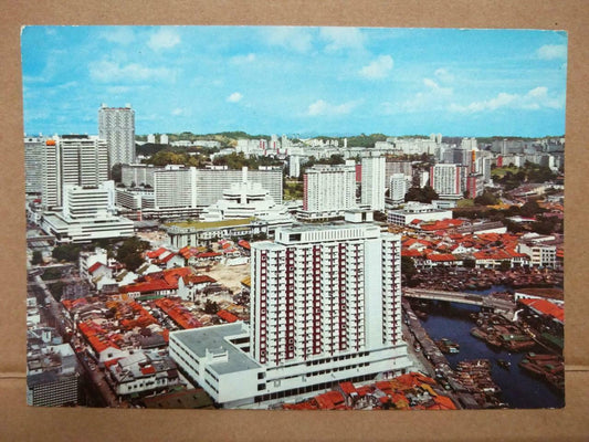 LUCKYPIGEON High Rise Flats Tall Skyscrapers Singapore Postcard (C2003)