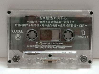Dave Wang Jie 王傑 王杰 浪子心 卡帶 磁帶 1993 Rare Singapore Chinese Cassette Lyrics CT868