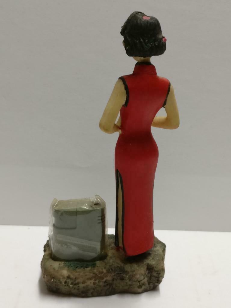 Unused Vintage Carlsberg Promo China Cheongsam Lady Lighter Display (A2154) *2