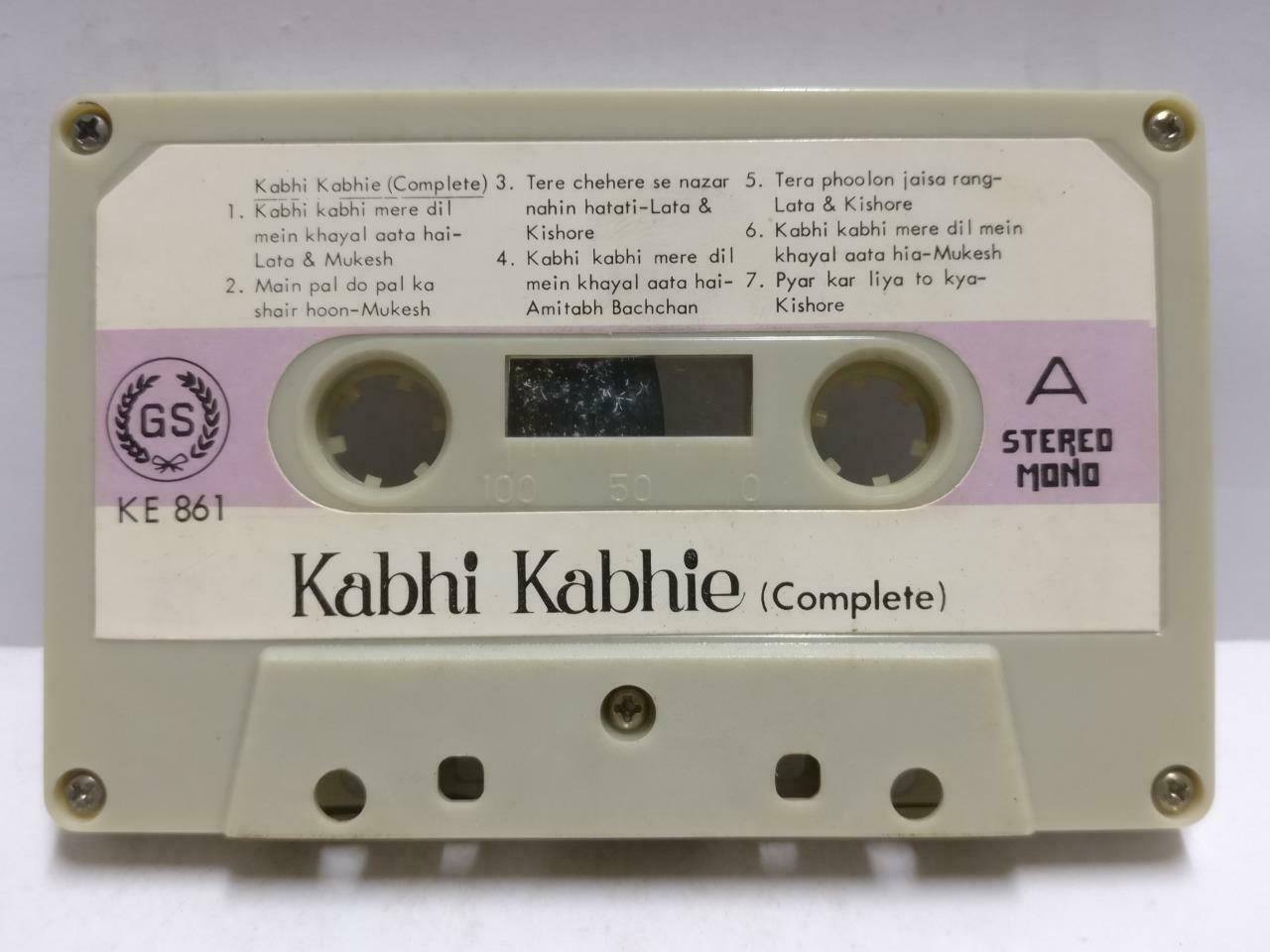 India Bollywood Hindi Movie OST Kabhi Kabhie Rare Singapore Cassette CT676
