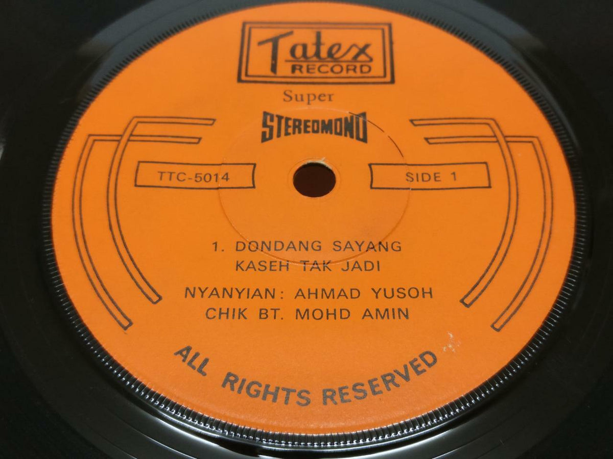 Malay Ahmad Yusoh & Chik bt Mohd Amin Singapore 7" EP 45 RPM (EP341)