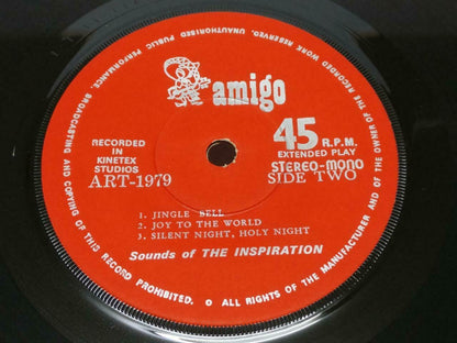 Singapore Rare The Inspiration Band Play Merry Christmas Songs EP 7" EP116