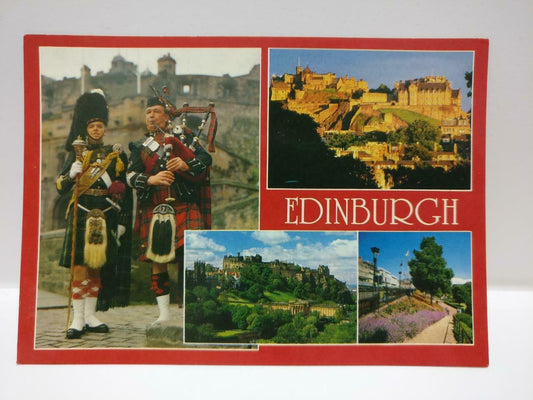 Vintage Edinburgh The Capital Of Scotland Beautiful Places Color Postcard (P575)