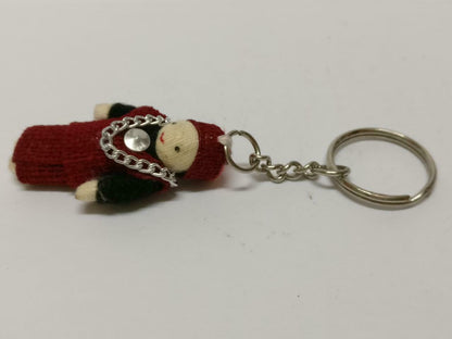 LP888 Vintage Handmade Cute Traditional Ethnic Doll Mini Keychain Keyring F/S (B768)